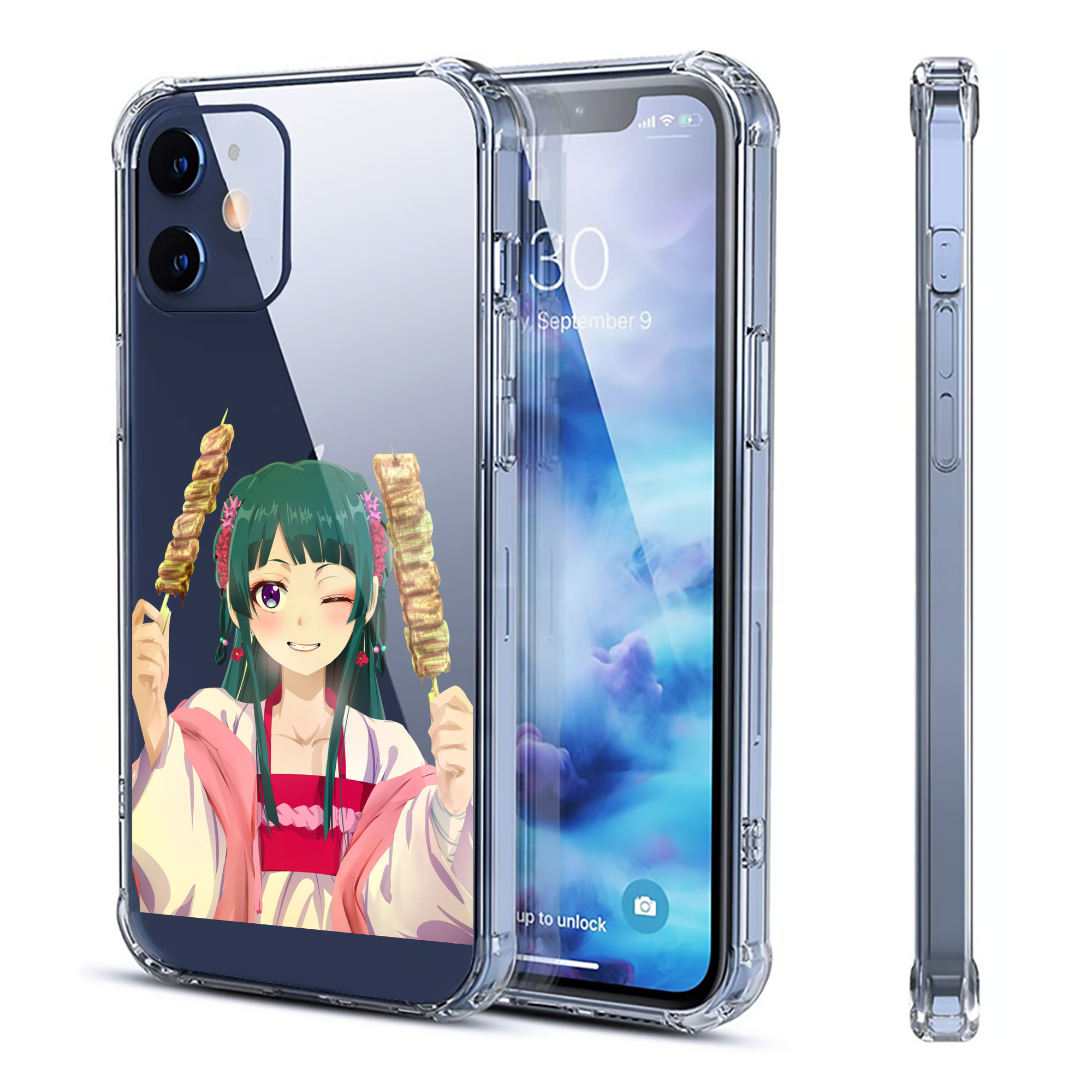 （画像用） 薬屋のひとりごと The Apothecary Diaries 【iPhone 12シリーズ対応】透明スマホケース（クリアソフトケース）